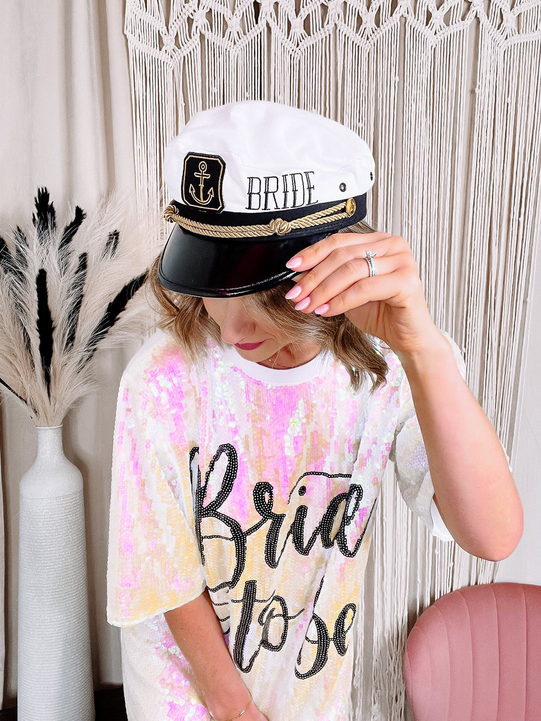 Nautical Bachelorette Party Captain Hat - Bride - Jayden Layne