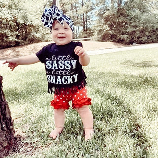 Kid’s Sassy & Snacky tee - Jayden Layne