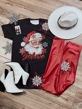 Santa believe tee - Jayden Layne