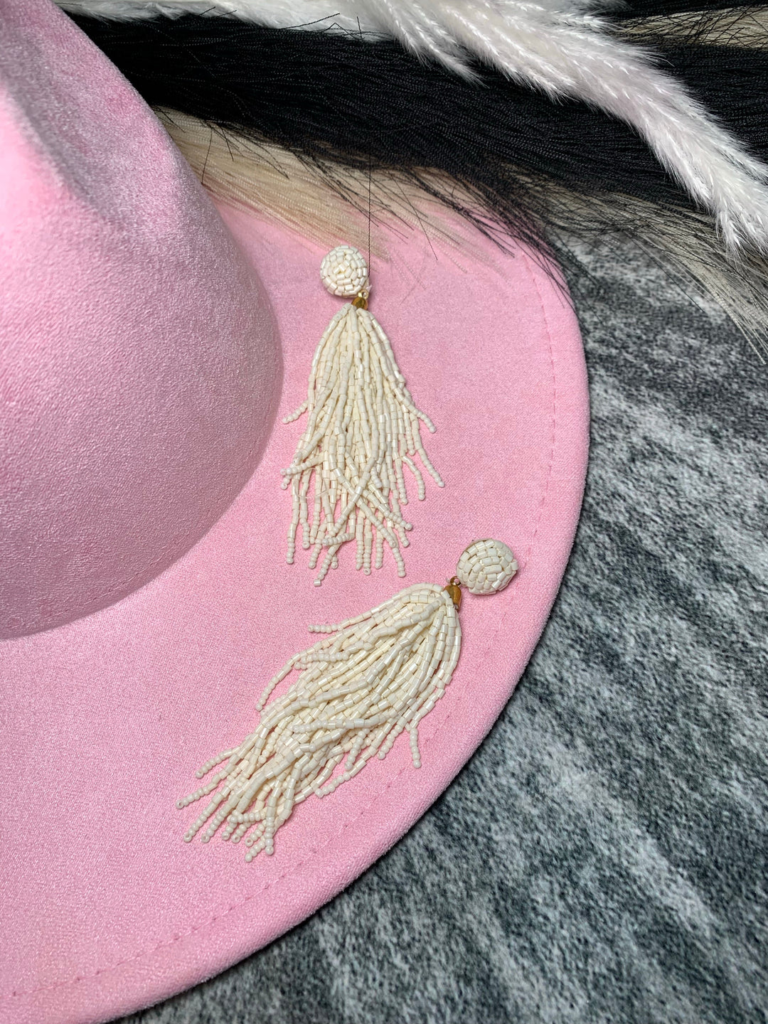 Seed Bead Fringe Earring - Jayden Layne