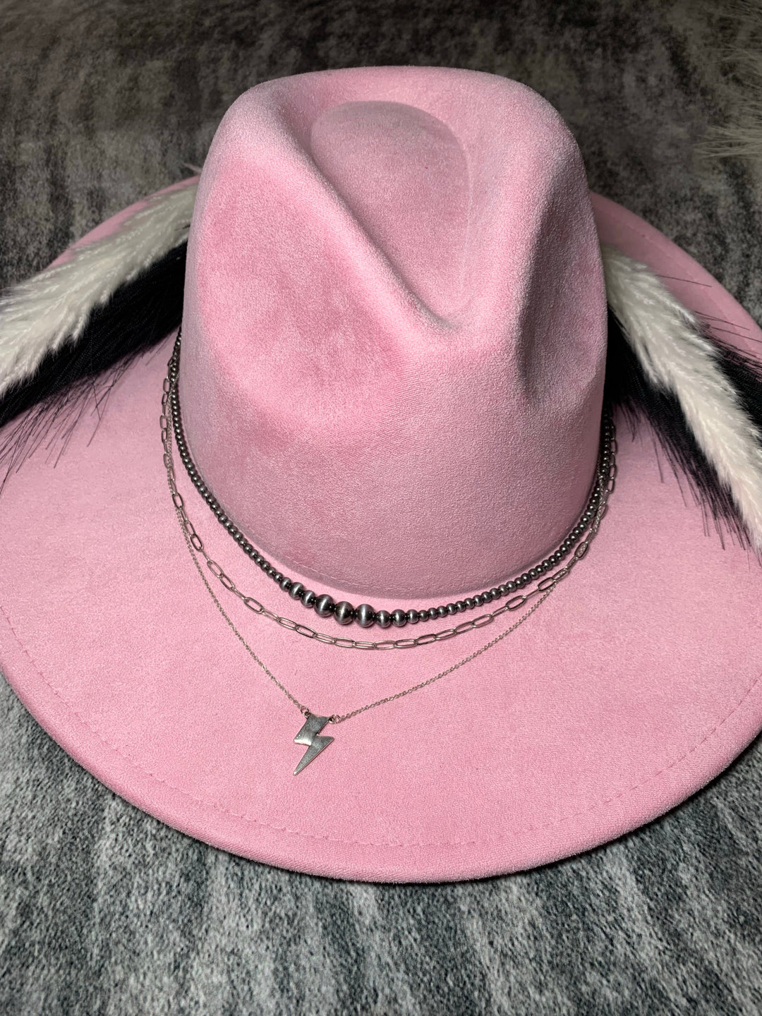 Triple Layer Silver Lightning Bold Necklace - Jayden Layne